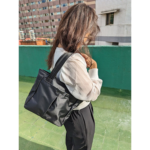 Unisex wear-resistant nylon urban handbag office bag_1